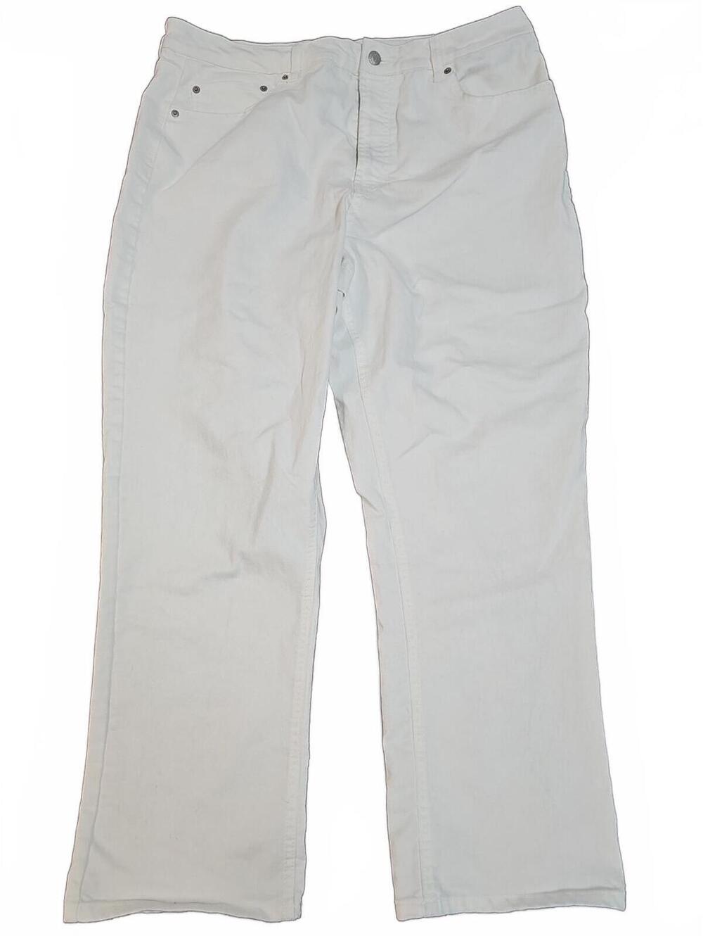 Frye Straight Leg white denim jeans size 16. Inseam 28